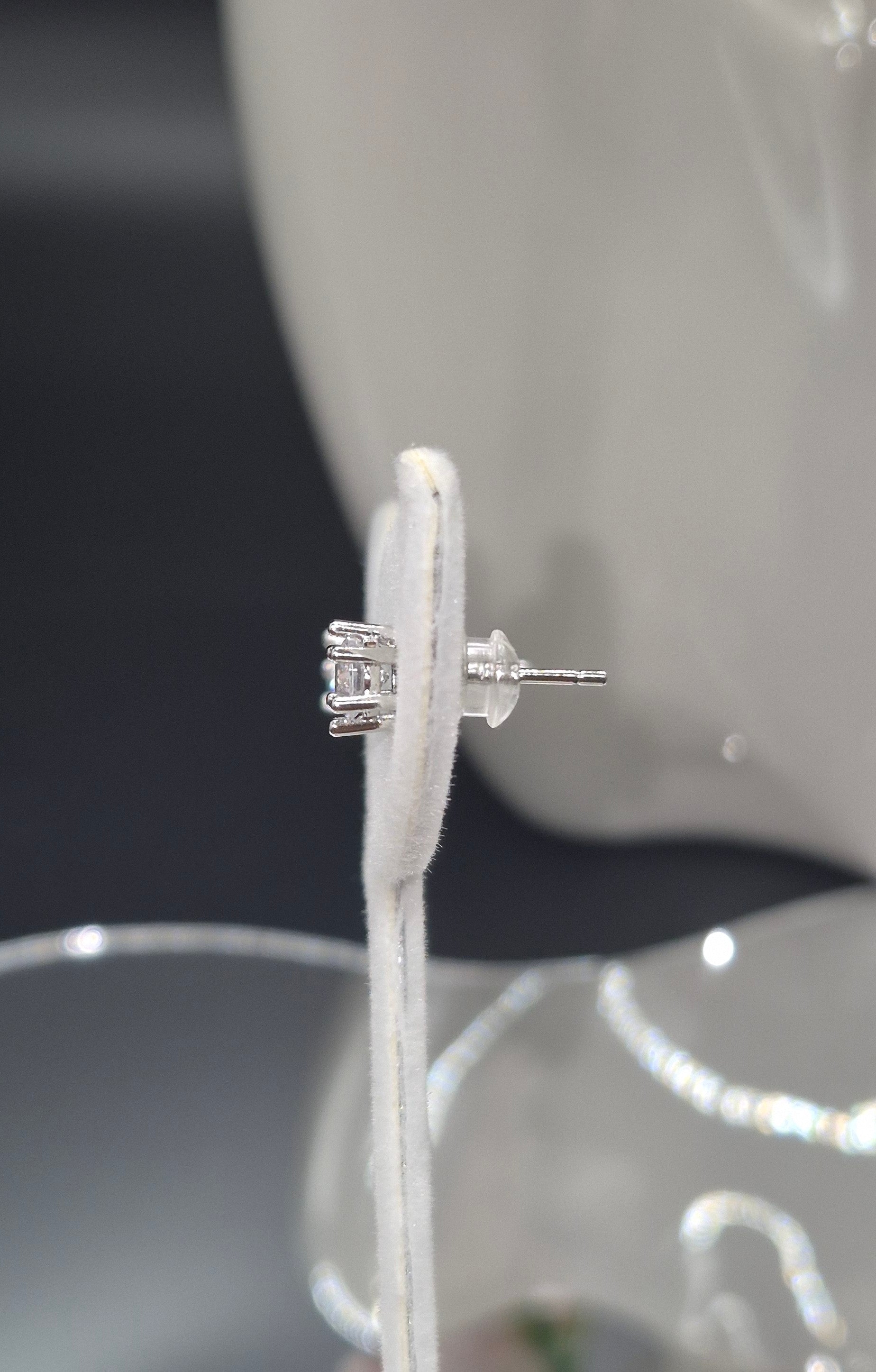 Eternal Radiance - Moissanite Stud Earrings
