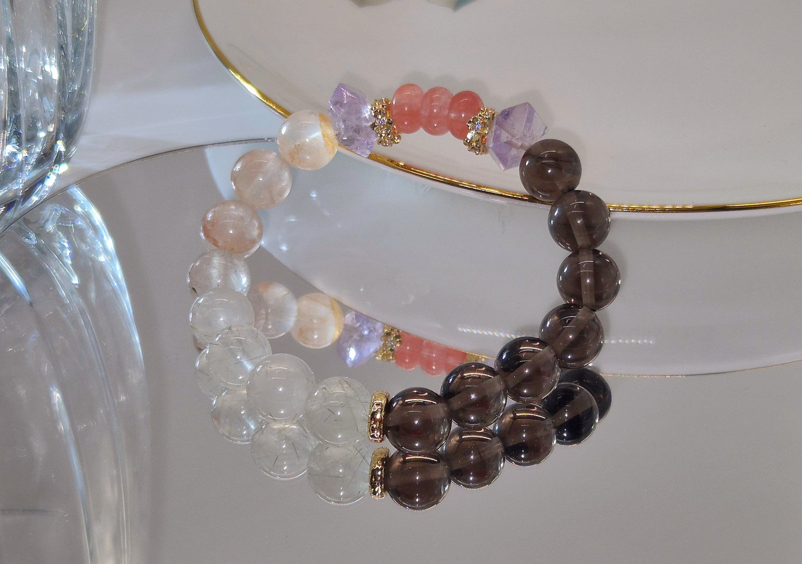 Serenity in Snowlight | beads - 10mm
