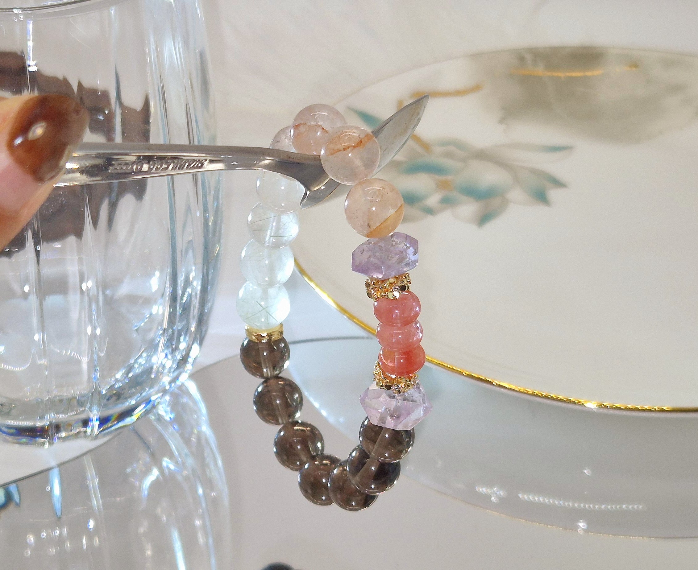 Serenity in Snowlight | beads - 10mm